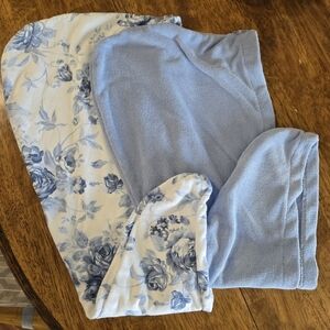 Microfiber Hair Towel Wraps Blue Floral
